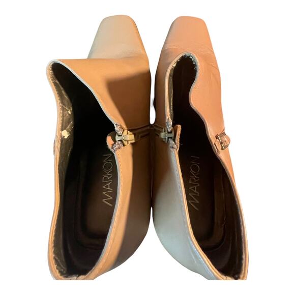 Markon booties size 10M Fanta Leather side zip - Picture 10 of 10